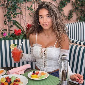 The Jetset Diaries Lace Tie Up Crop Top